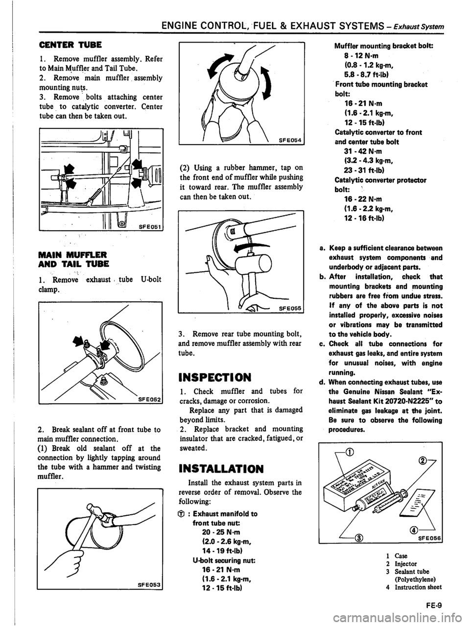 DATSUN PICK-UP 1981  Service Manual 