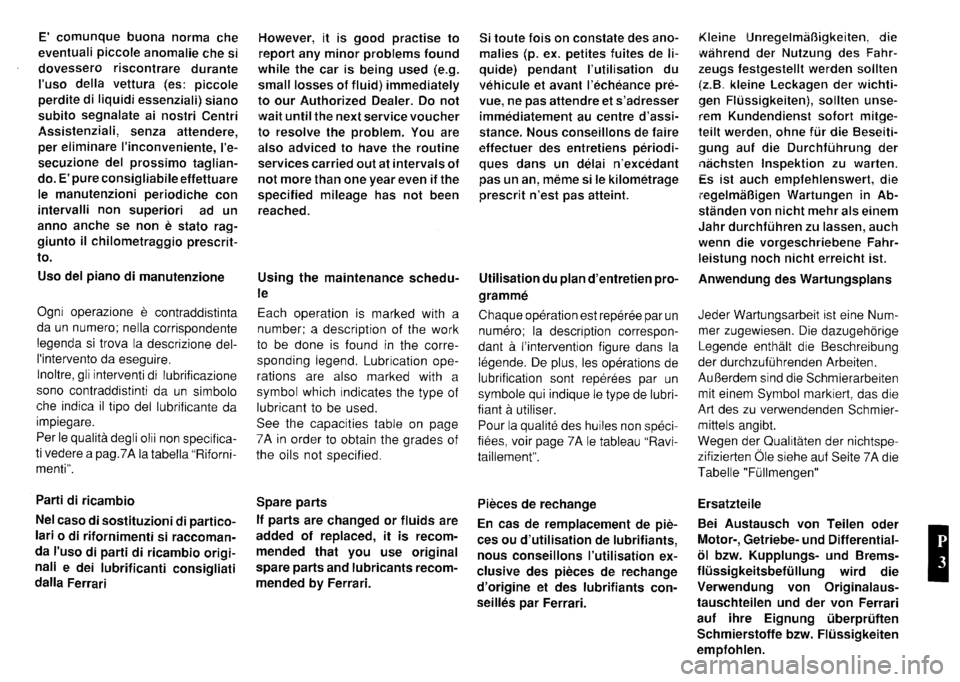 FERRARI F40 1992  Service Repair Manual 