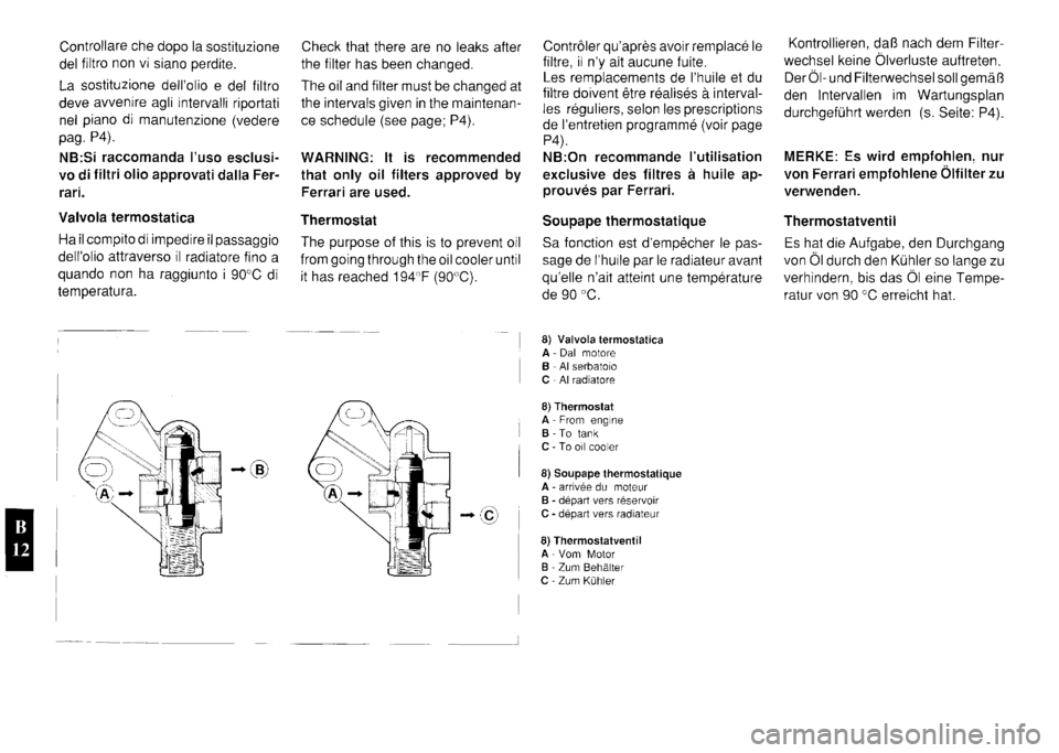 FERRARI F40 1992  Service Repair Manual 