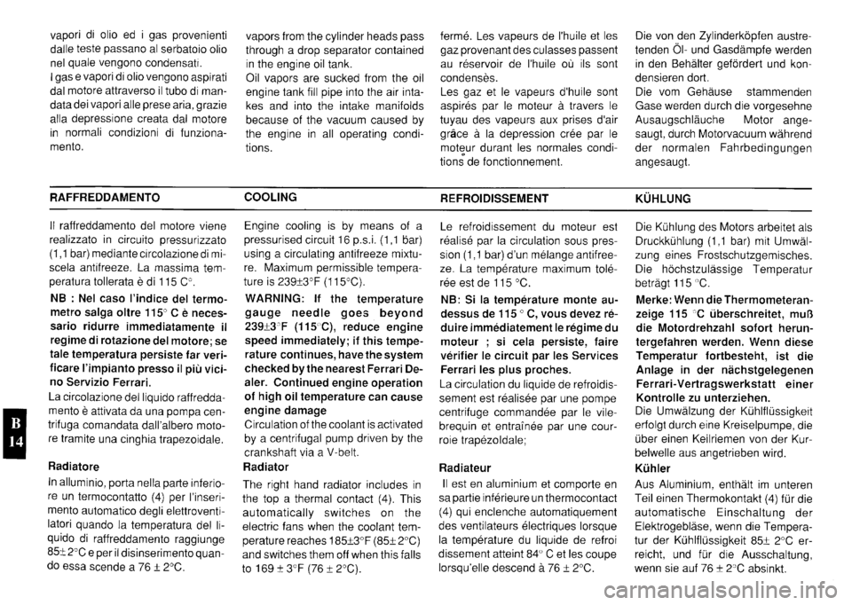 FERRARI F40 1992  Service Repair Manual 