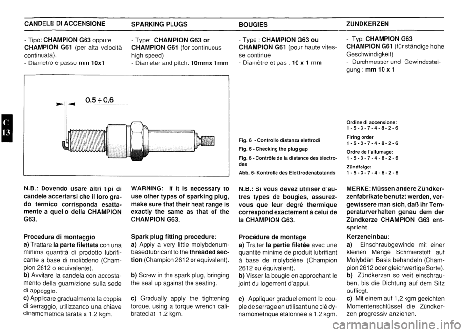 FERRARI F40 1992  Service Repair Manual 