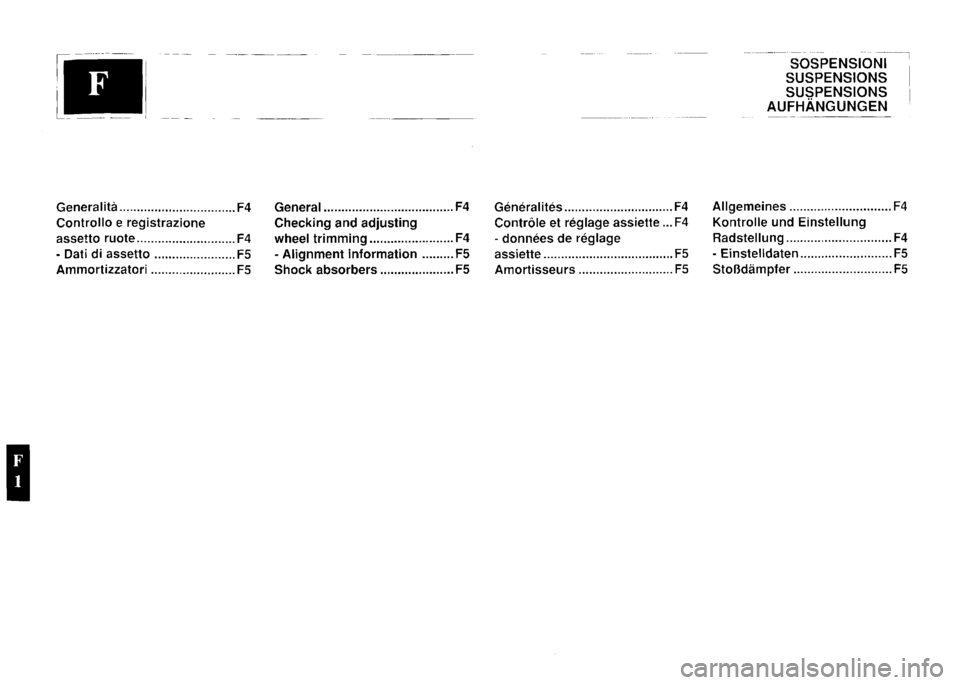 FERRARI F40 1992  Service Repair Manual 