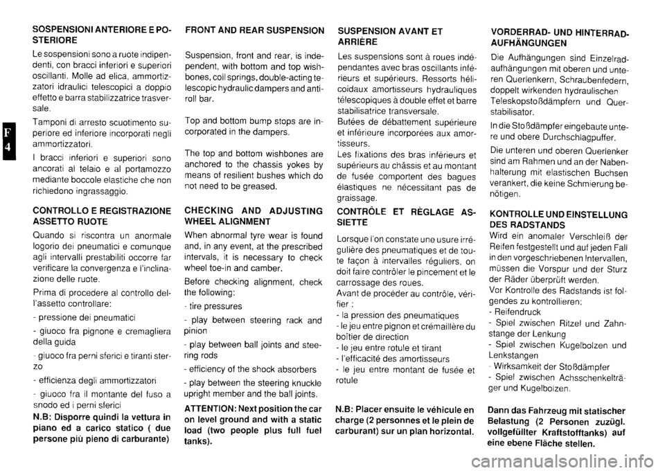 FERRARI F40 1992  Service Repair Manual 