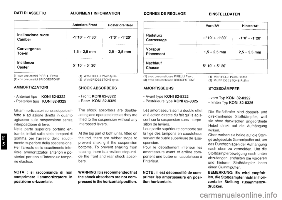 FERRARI F40 1992  Service Repair Manual 
