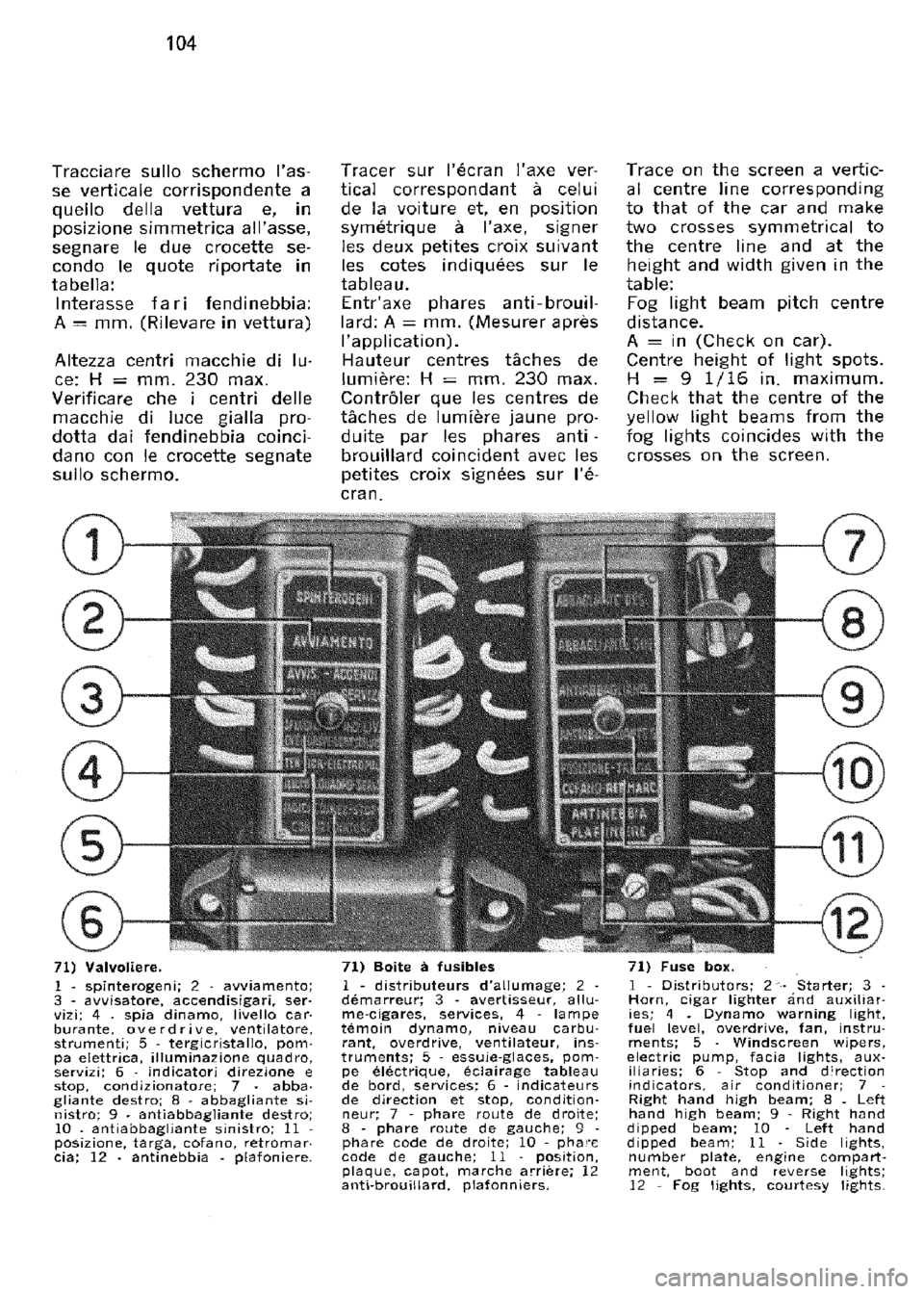 FERRARI 330 GT 1964  Owners Manual 