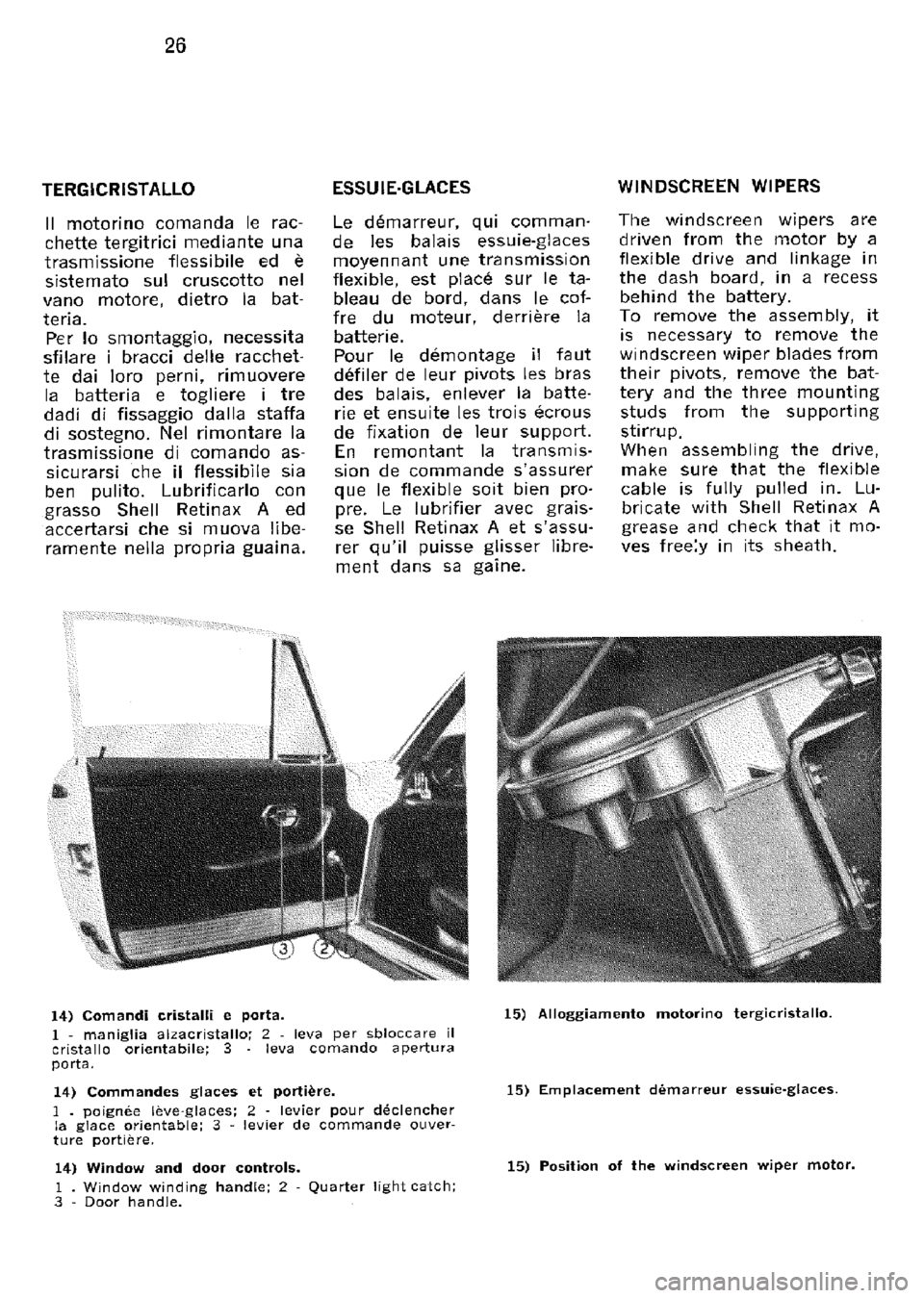 FERRARI 330 GT 1964  Owners Manual 