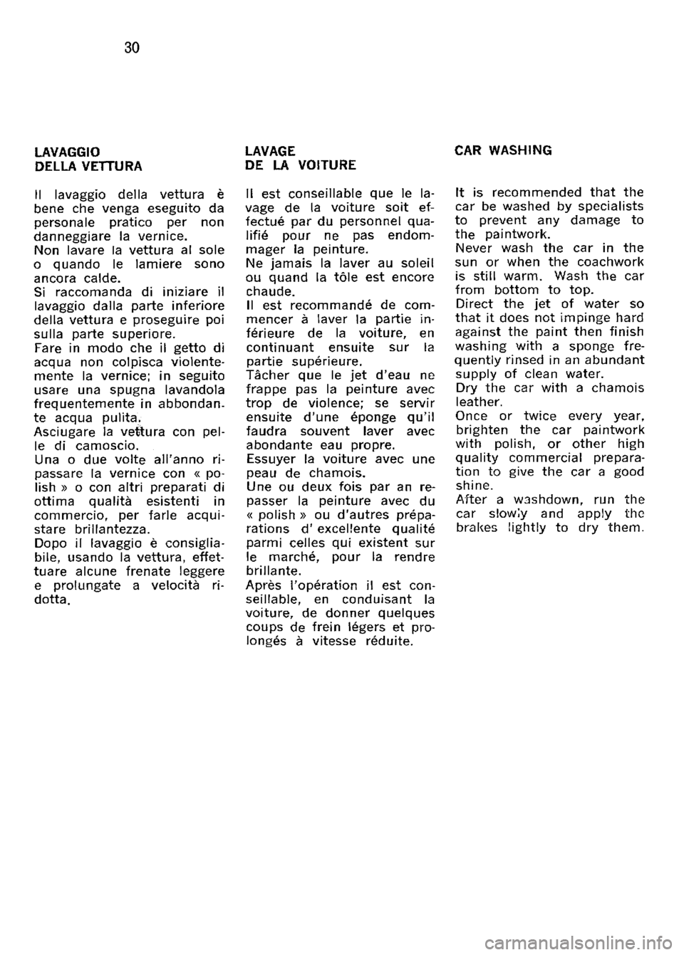 FERRARI 330 GT 1964  Owners Manual 