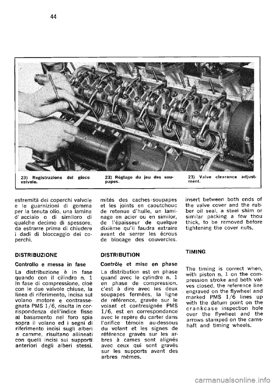 FERRARI 330 GT 1964  Owners Manual 
