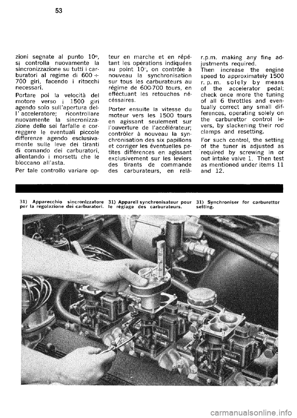 FERRARI 330 GT 1964  Owners Manual 