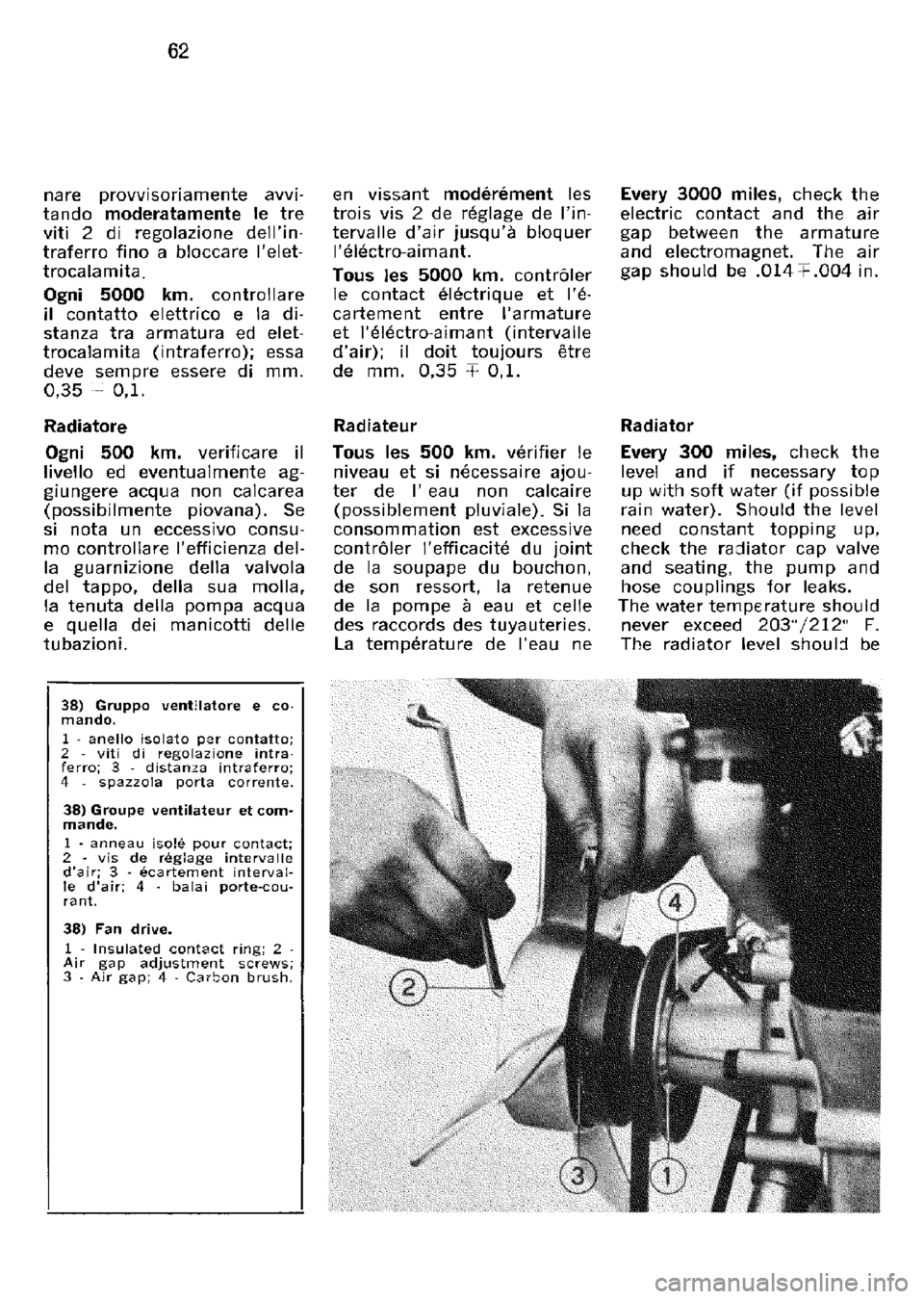 FERRARI 330 GT 1964  Owners Manual 
