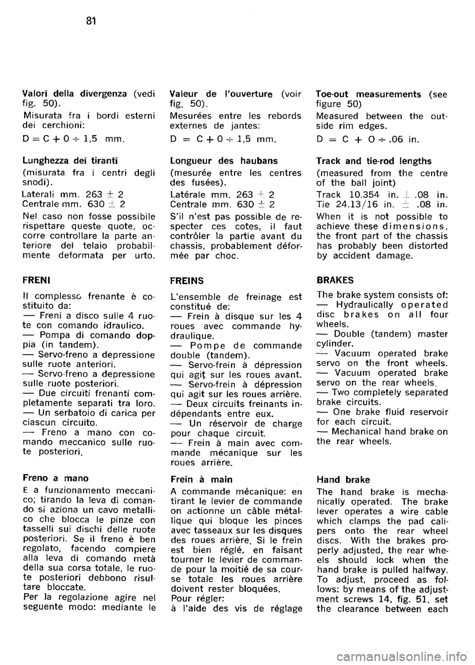 FERRARI 330 GT 1964  Owners Manual 