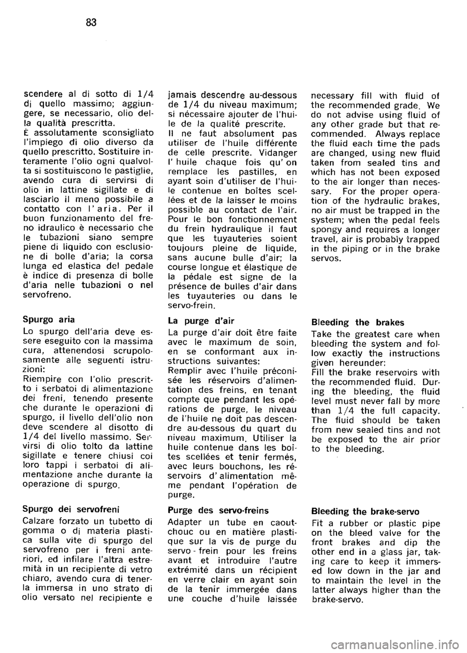 FERRARI 330 GT 1964  Owners Manual 