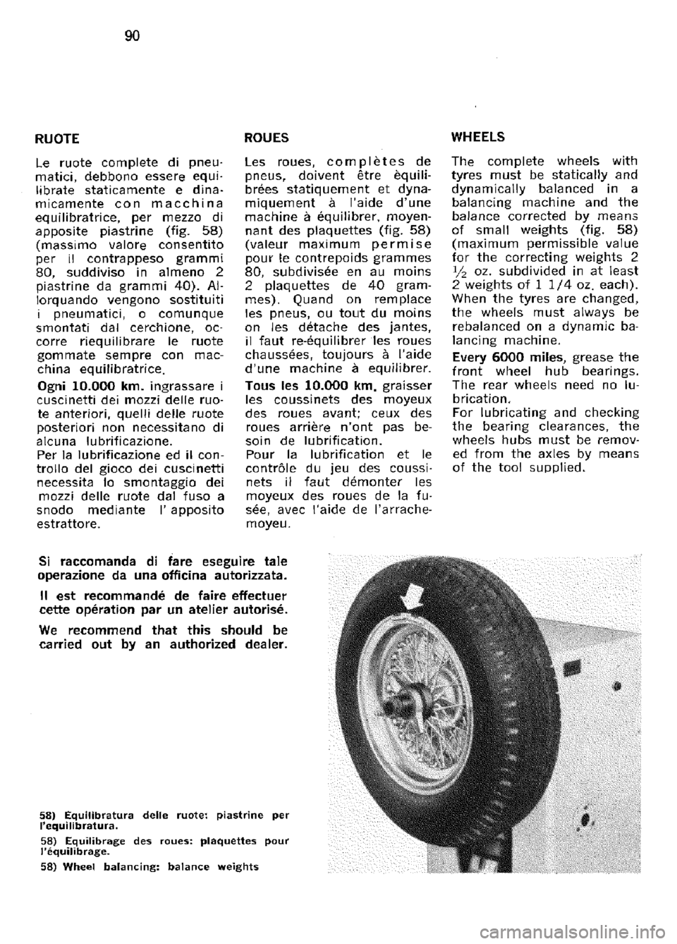 FERRARI 330 GT 1964  Owners Manual 
