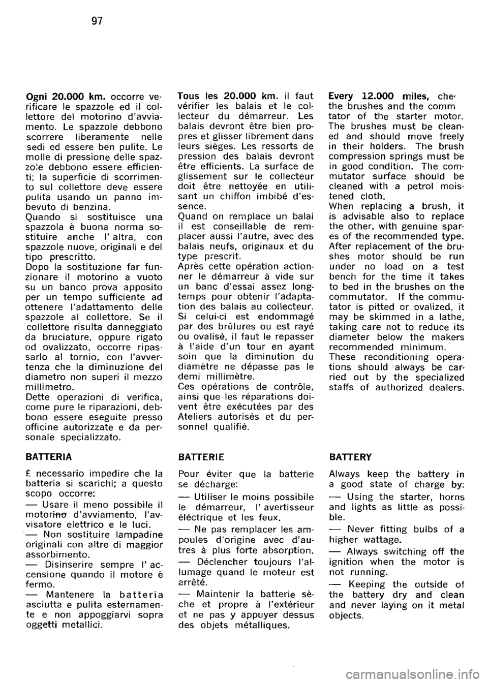 FERRARI 330 GT 1964  Owners Manual 
