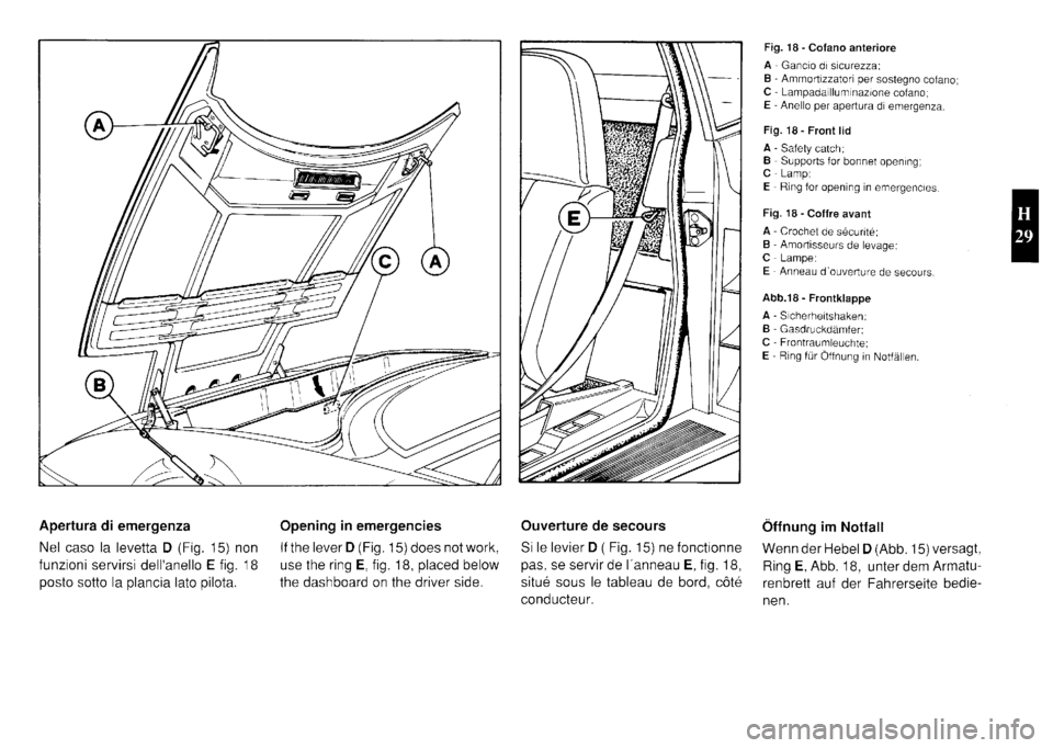 FERRARI TESTAROSSA 1990  Owners Manual 