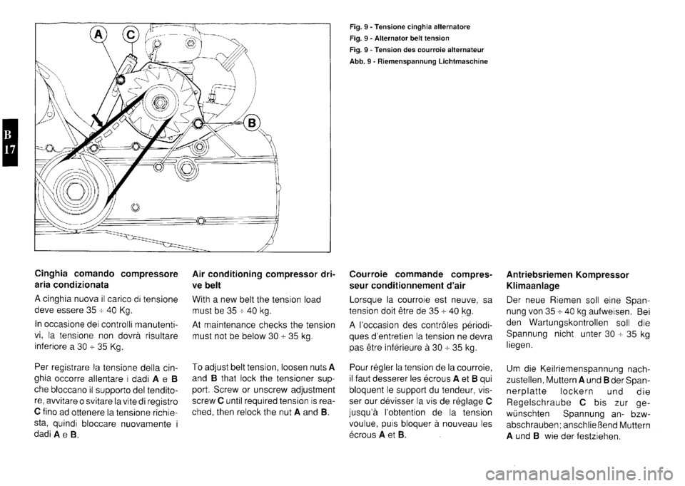 FERRARI TESTAROSSA 1990  Owners Manual 