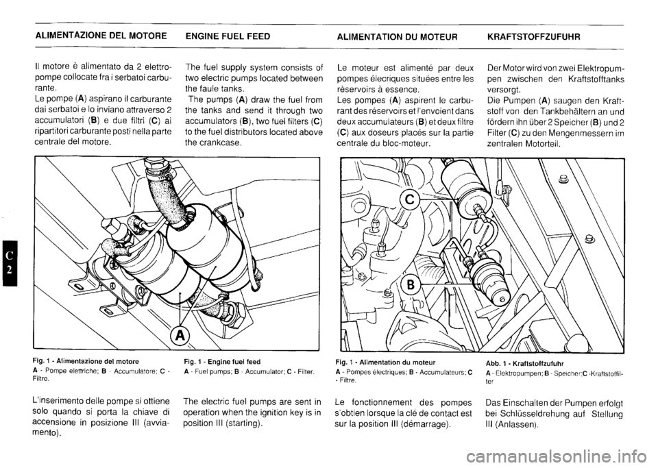 FERRARI TESTAROSSA 1990  Owners Manual 
