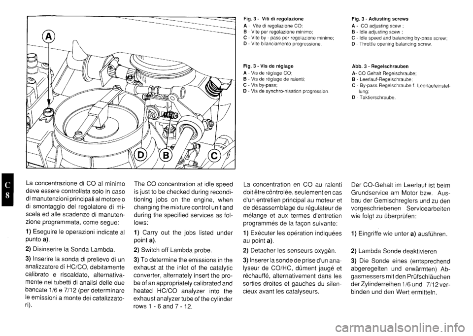 FERRARI TESTAROSSA 1990  Owners Manual 