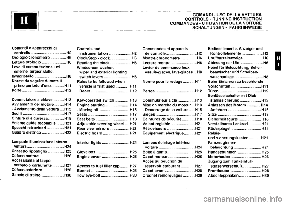 FERRARI TESTAROSSA 1990  Owners Manual 