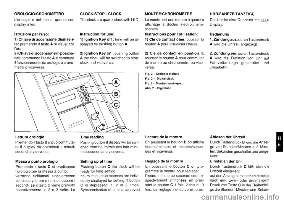 FERRARI TESTAROSSA 1990  Owners Manual 