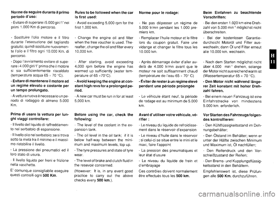 FERRARI TESTAROSSA 1990  Owners Manual 