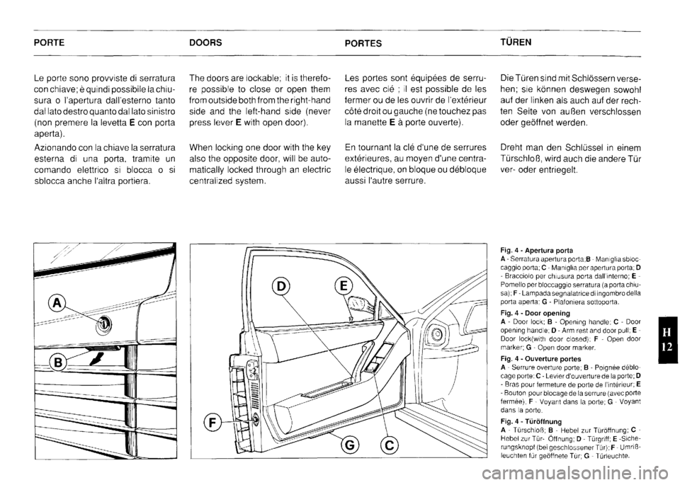 FERRARI TESTAROSSA 1990  Owners Manual 
