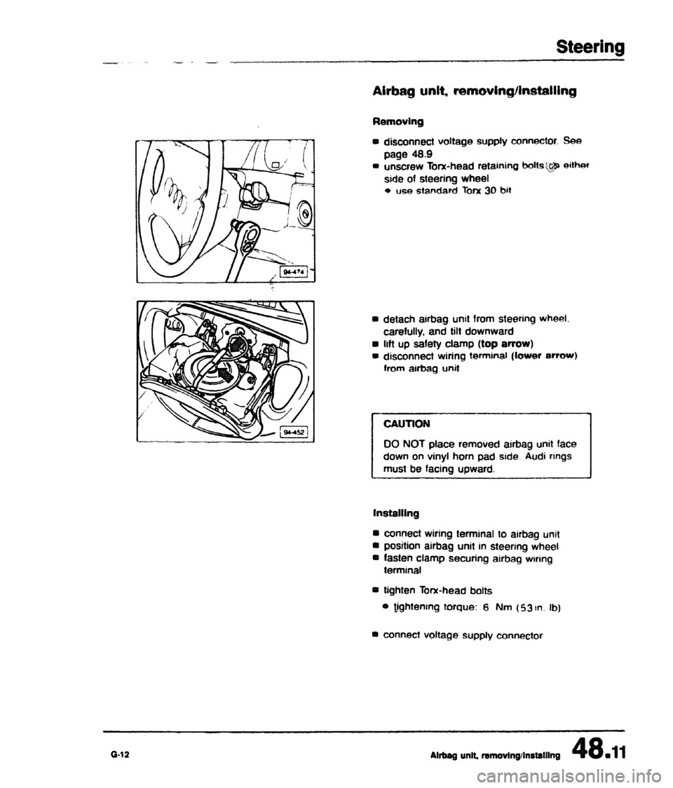 AUDI 80 90 COUPE 1988  Service Repair Manual 