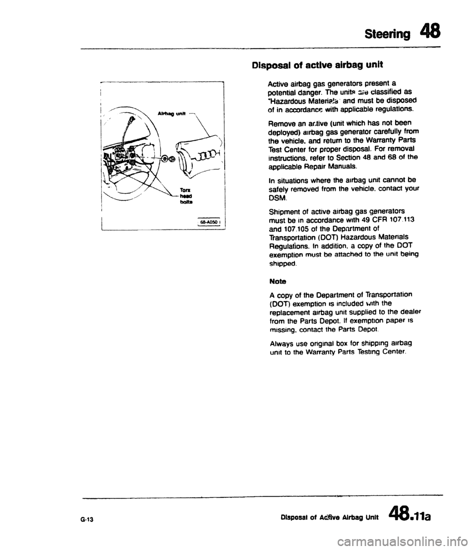 AUDI 80 90 COUPE 1988  Service Repair Manual 