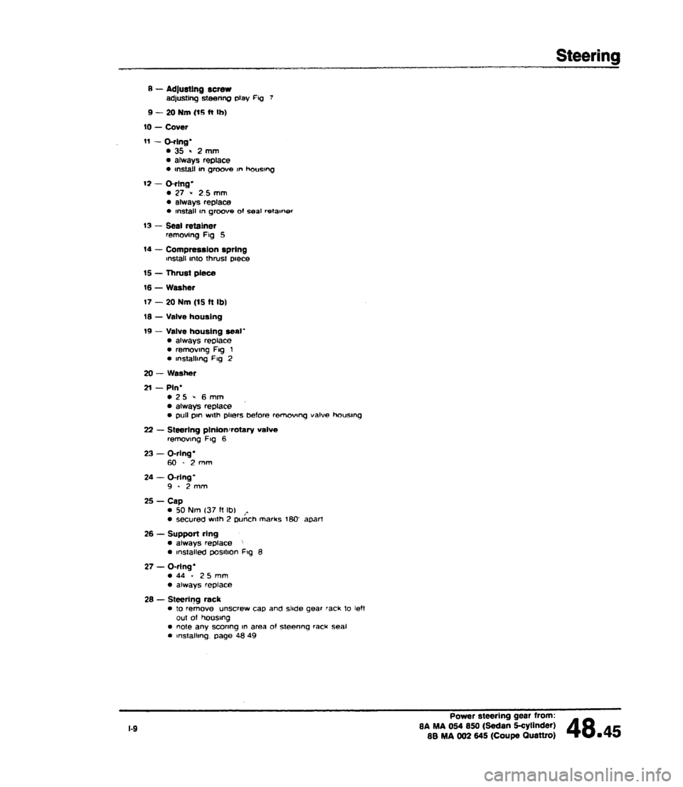 AUDI 80 90 COUPE 1988  Service Repair Manual 