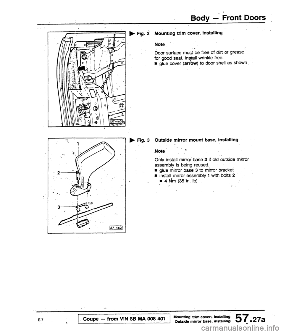 AUDI 80 90 COUPE 1988  Service Repair Manual 