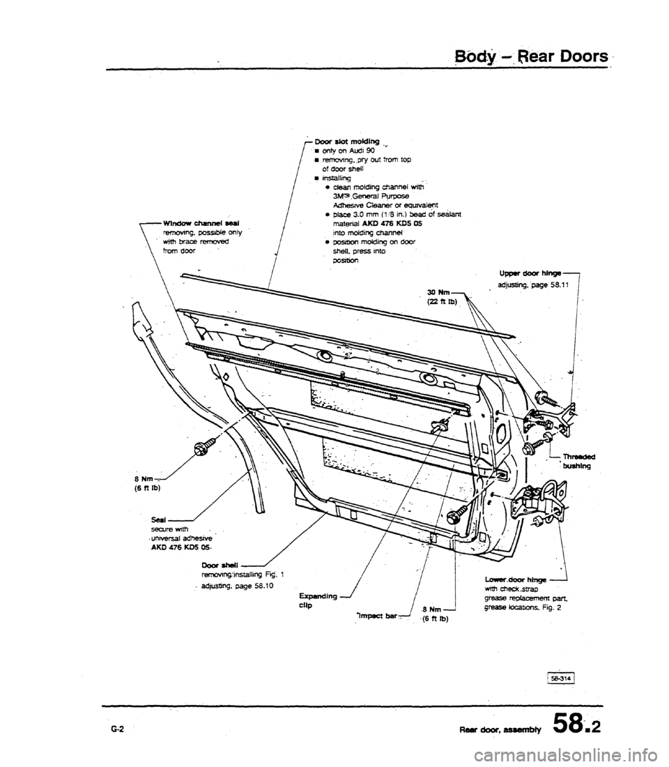 AUDI 80 90 COUPE 1988  Service Repair Manual 