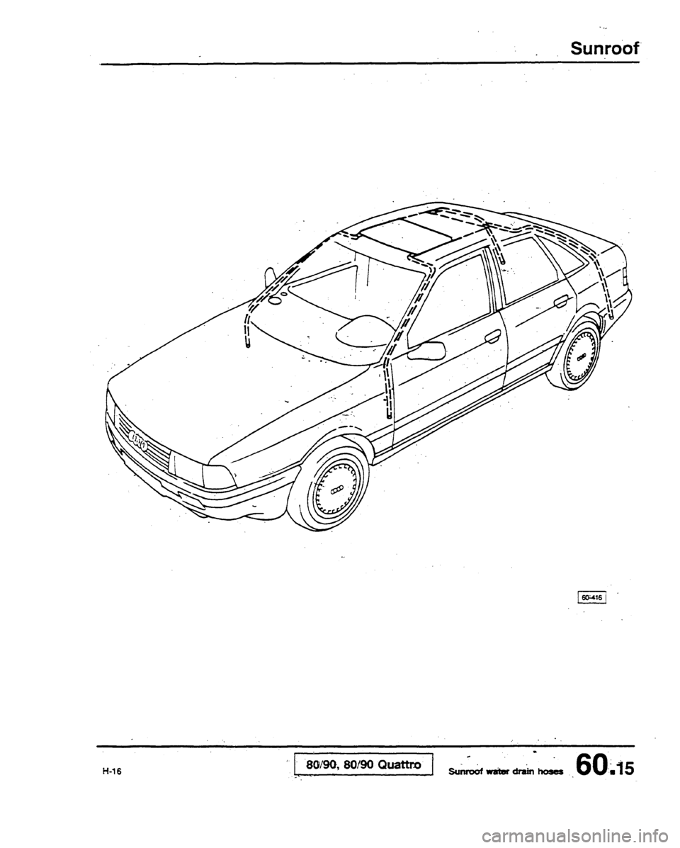 AUDI 80 90 COUPE 1988  Service Repair Manual 