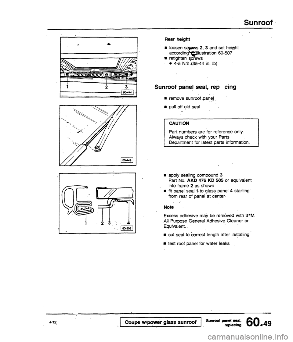 AUDI 80 90 COUPE 1988  Service Repair Manual 