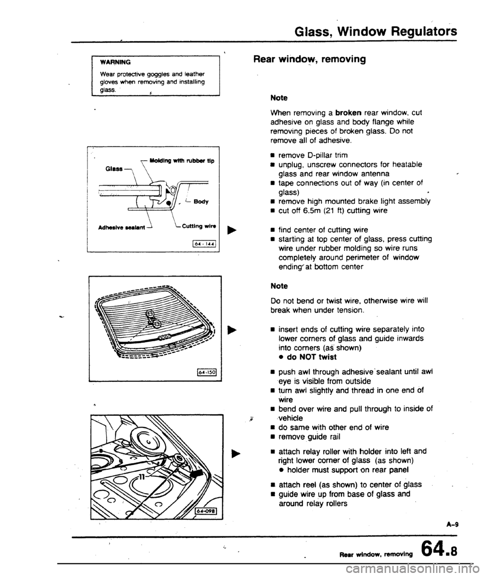 AUDI 80 90 COUPE 1988  Service Repair Manual 