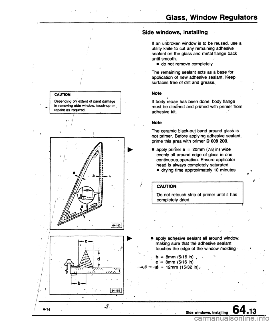AUDI 80 90 COUPE 1988  Service Repair Manual 