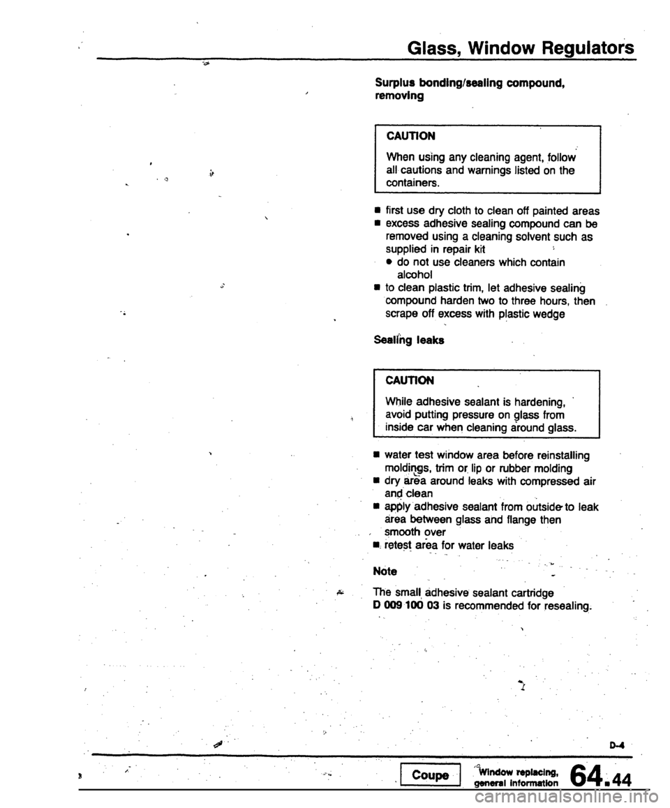 AUDI 80 90 COUPE 1988  Service Repair Manual 