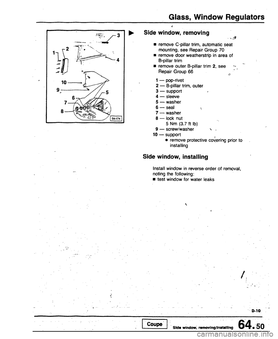 AUDI 80 90 COUPE 1988  Service Repair Manual 