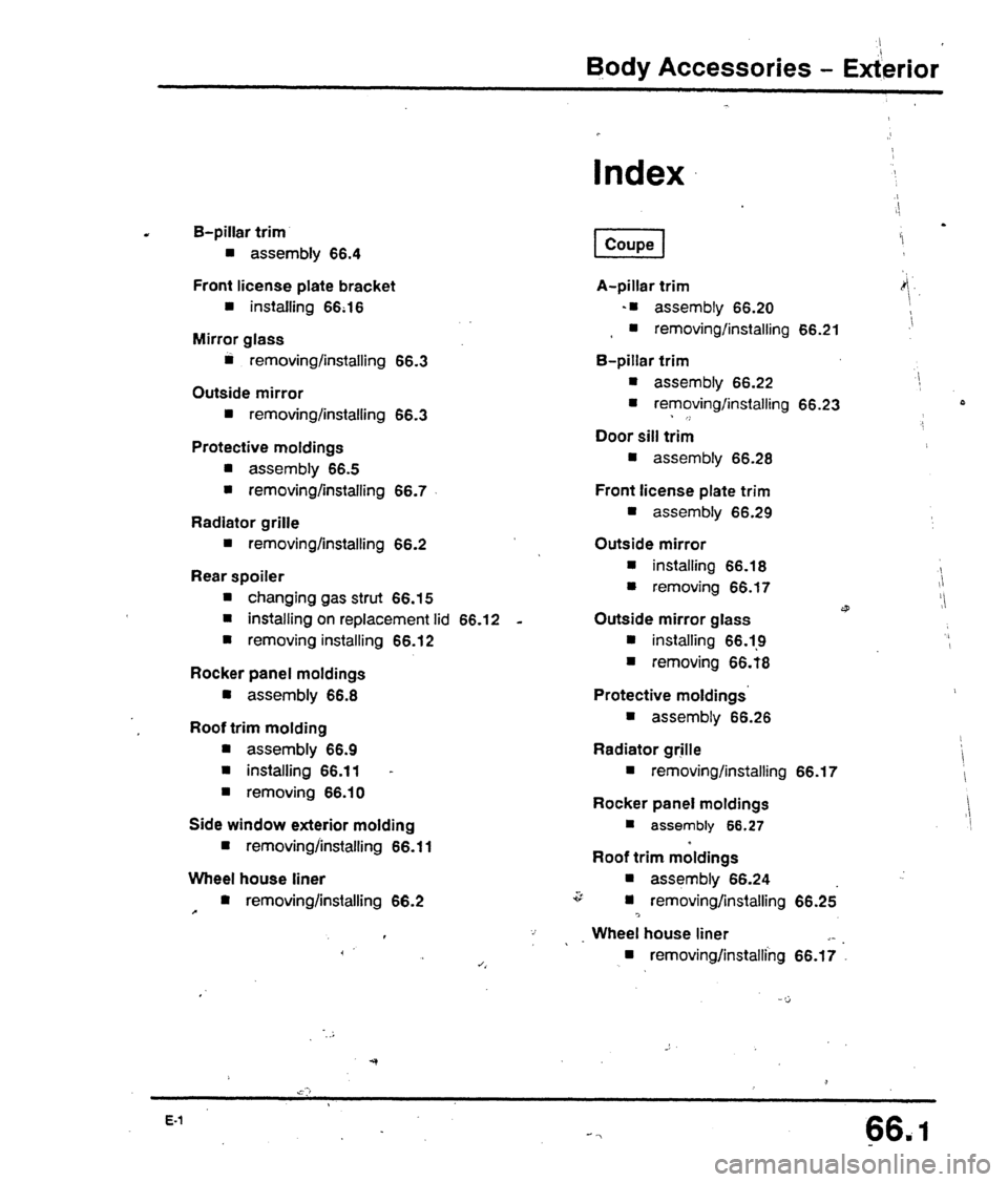 AUDI 80 90 COUPE 1988  Service Repair Manual 
