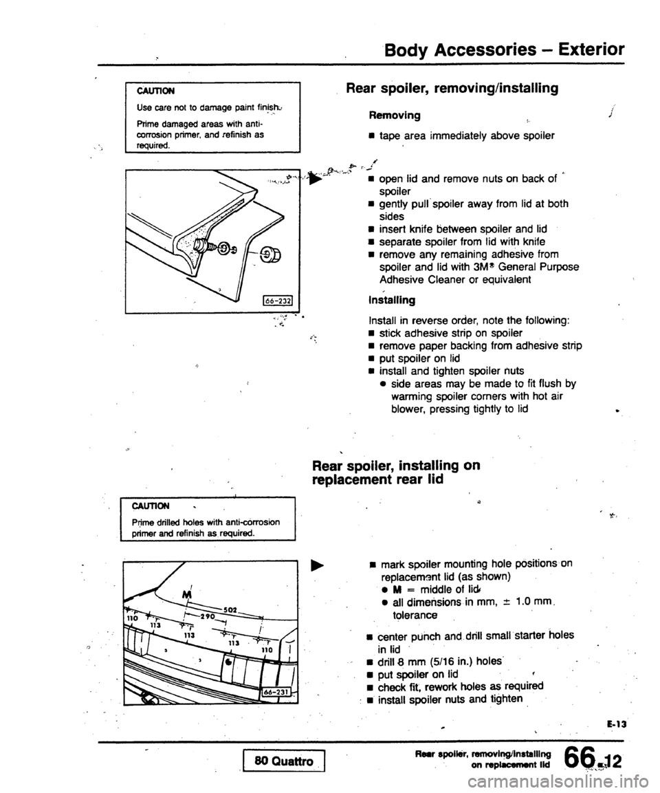 AUDI 80 90 COUPE 1988  Service Repair Manual 