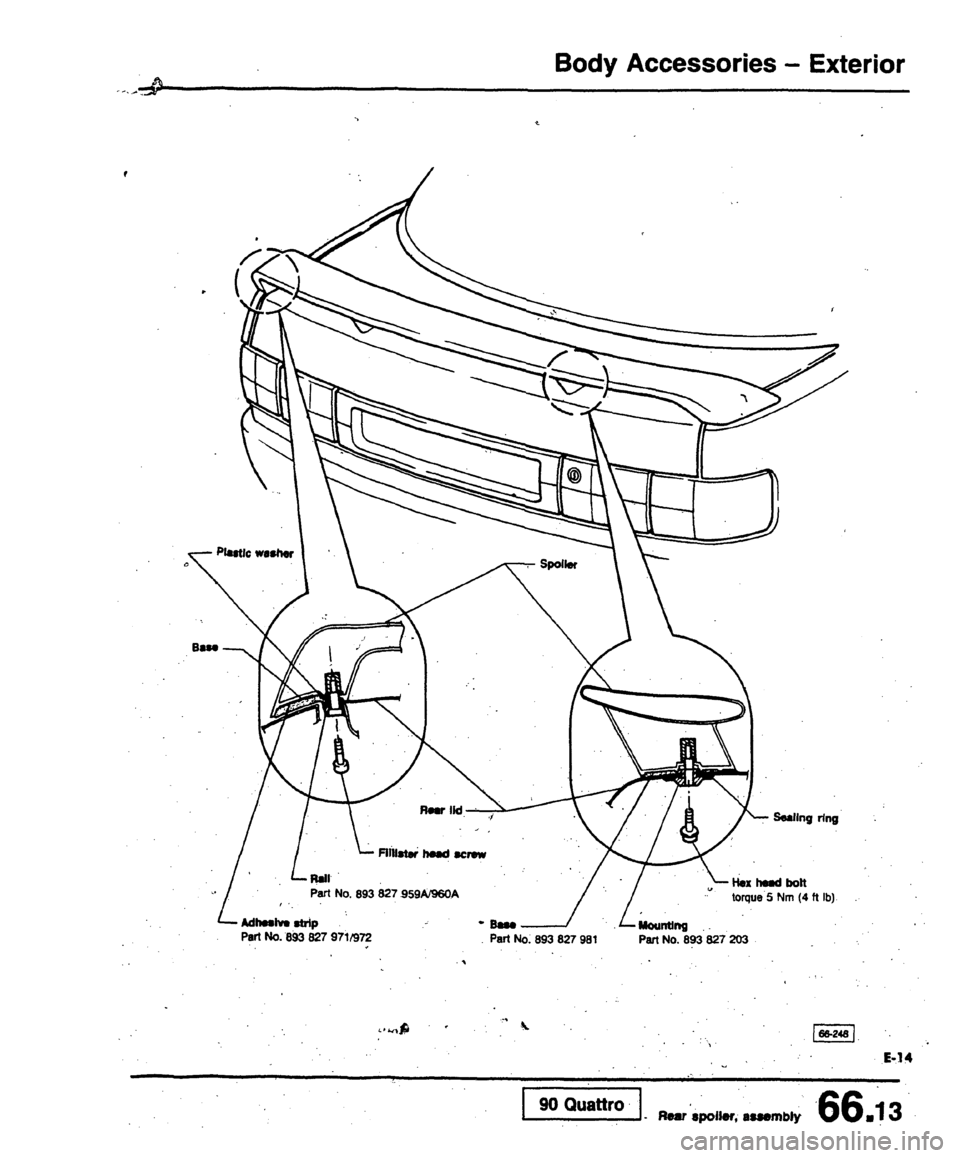 AUDI 80 90 COUPE 1988  Service Repair Manual 