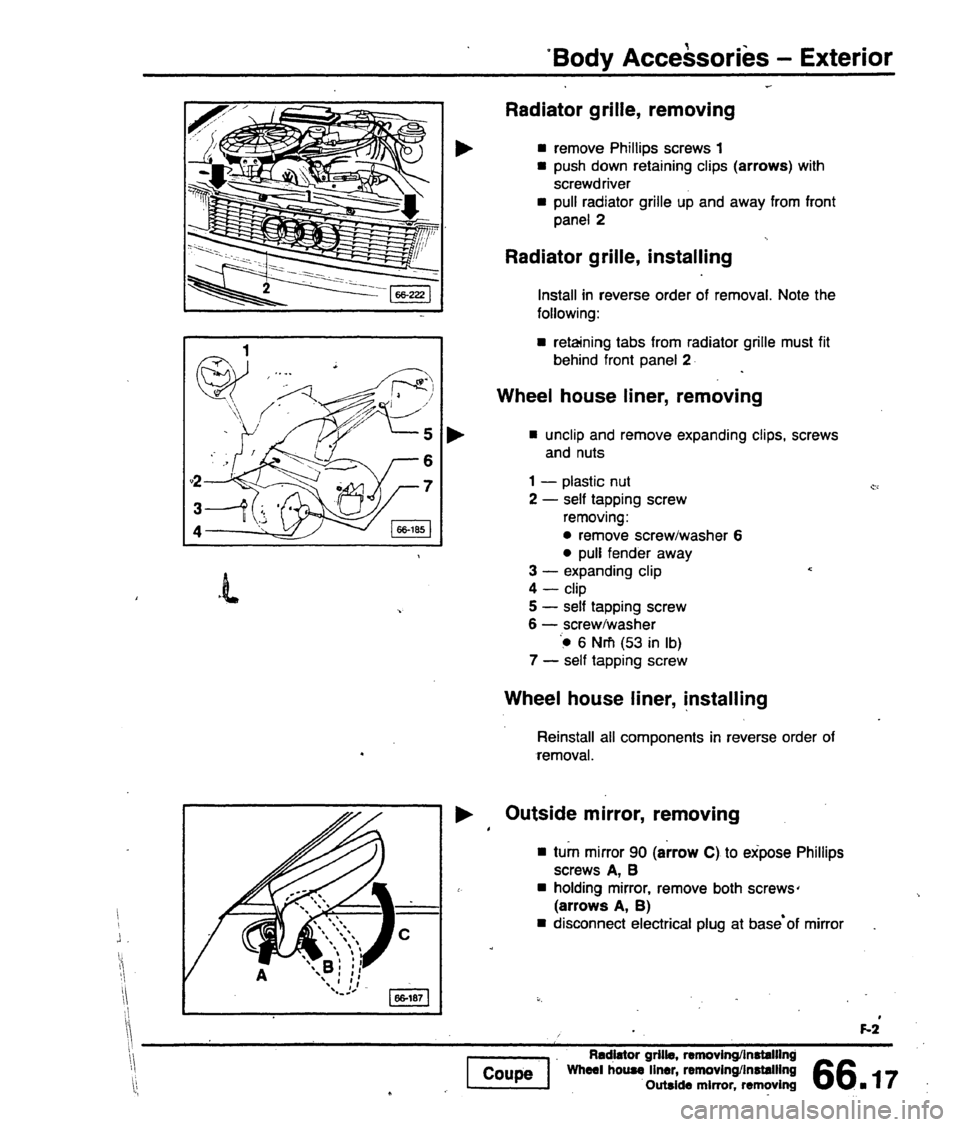 AUDI 80 90 COUPE 1988  Service Repair Manual 