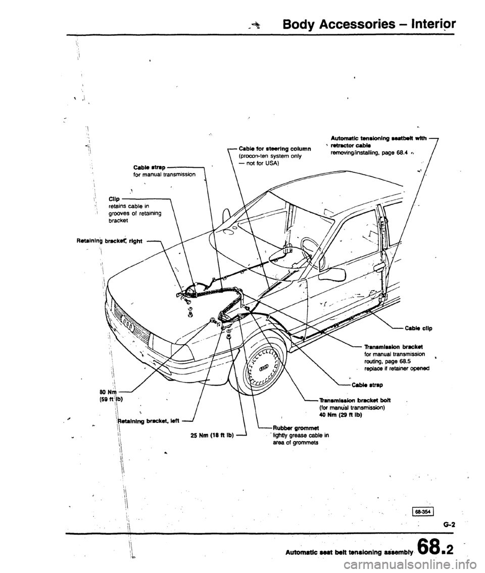 AUDI 80 90 COUPE 1988  Service Repair Manual 