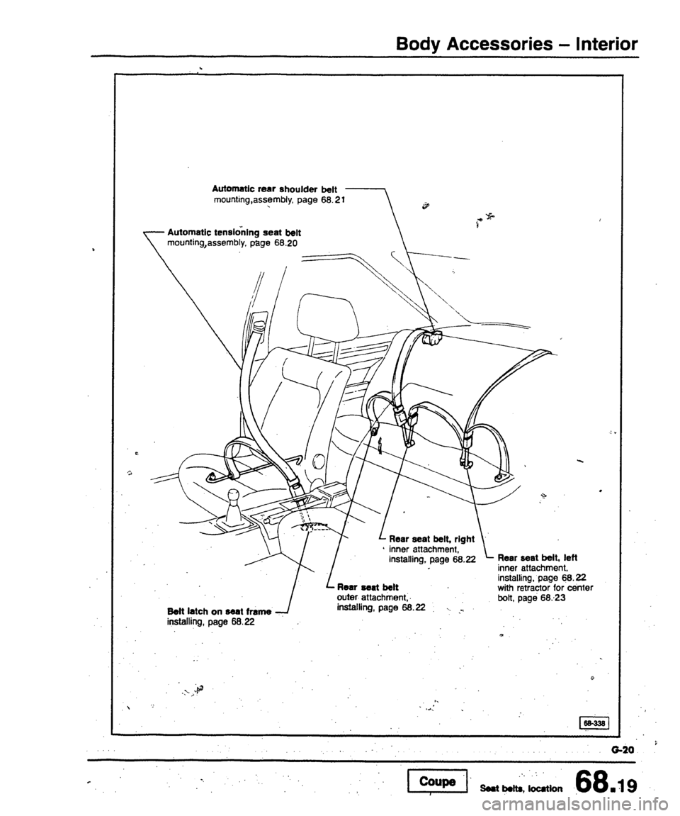AUDI 80 90 COUPE 1988  Service Repair Manual 