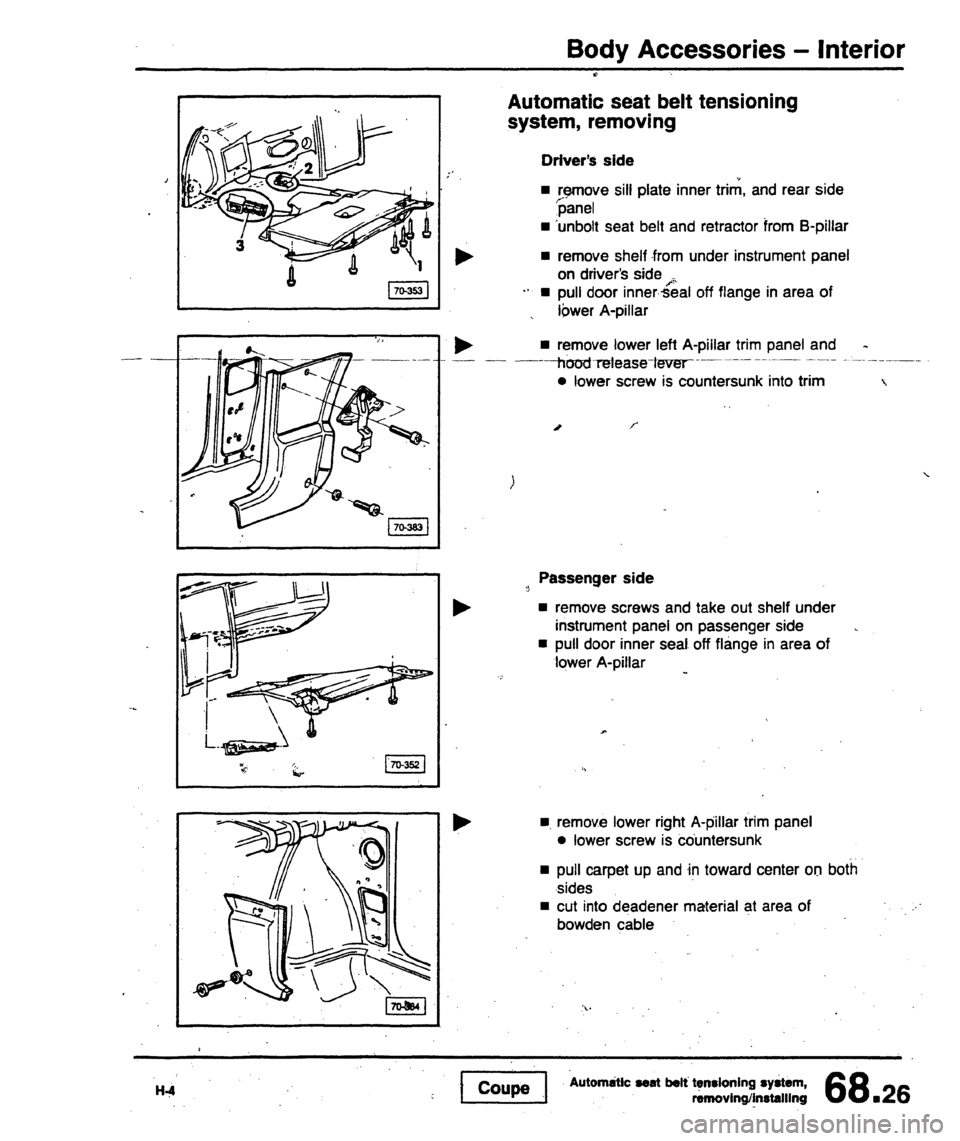 AUDI 80 90 COUPE 1988  Service Repair Manual 