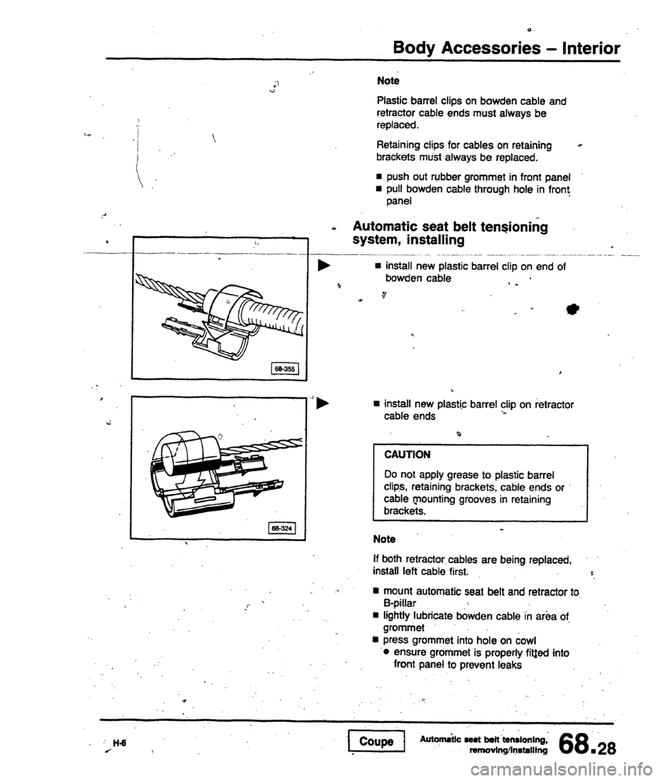 AUDI 80 90 COUPE 1988  Service Repair Manual 