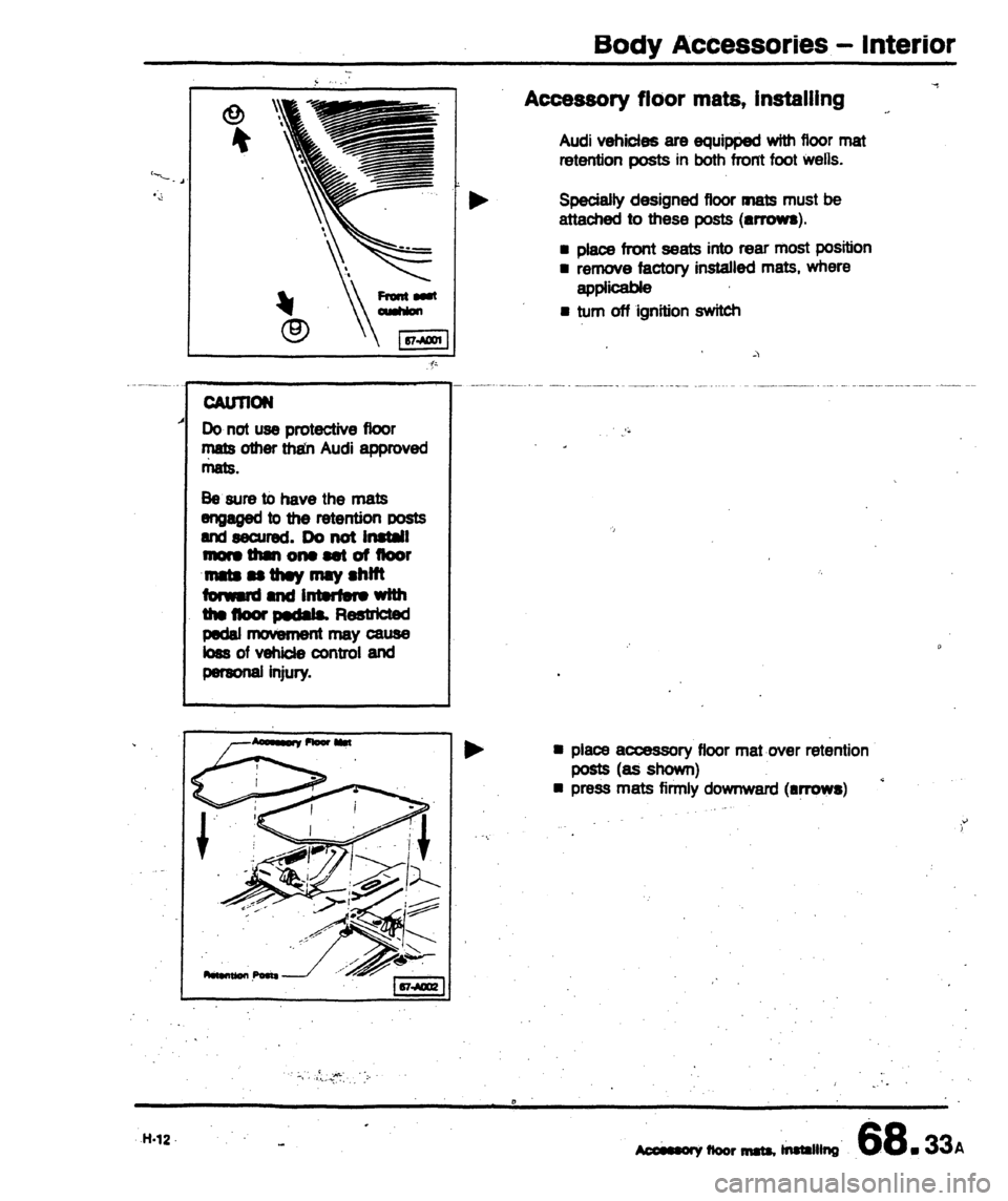 AUDI 80 90 COUPE 1988  Service Repair Manual 