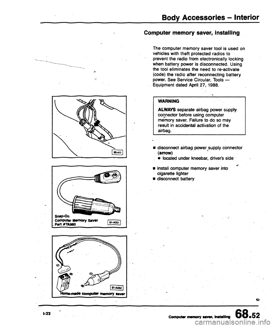 AUDI 80 90 COUPE 1988  Service Repair Manual 