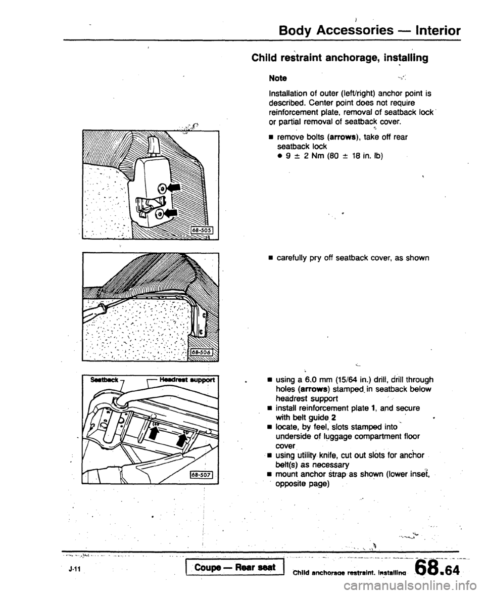 AUDI 80 90 COUPE 1988  Service Repair Manual 