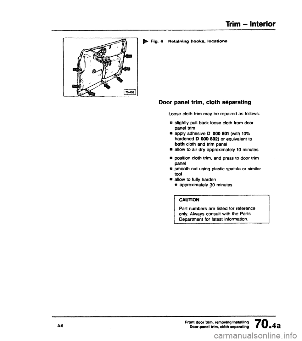 AUDI 80 90 COUPE 1988  Service Repair Manual 