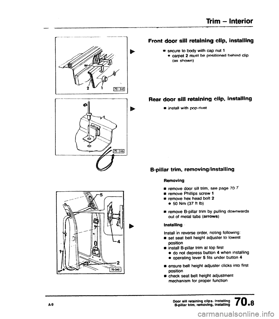 AUDI 80 90 COUPE 1988  Service Repair Manual 